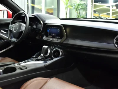 2020 Chevrolet Camaro LT 6 Cylinder Petrol Engine Red Brown Coupe GCC Specs