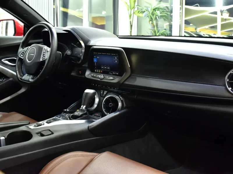 2020 Chevrolet Camaro LT 6 Cylinder Petrol Engine Red Brown Coupe GCC Specs