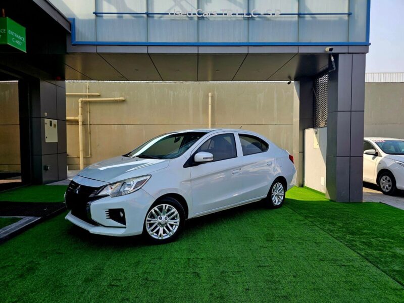 2021 Mitsubishi ATTRAGE 1.2L 3 Cylinder Petrol Engine White Beige Sedan GCC