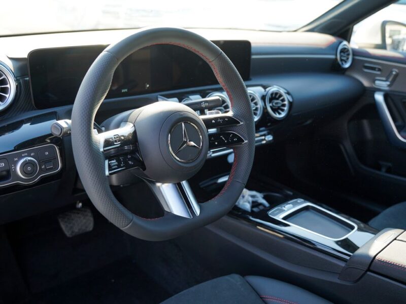 2025 Mercedes-Benz A 200 L 4 Cylinder Petrol Engine White Black Sedan GCC Specs