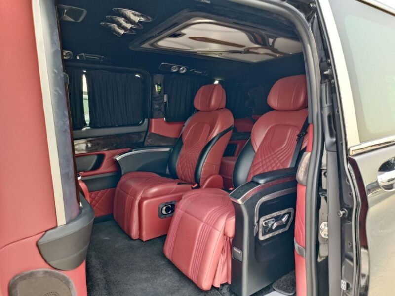 2022 Mercedes-Benz Vito V250 VITO VIP SEATS 2.0L 4 Cylinder PETROL Black Red Van
