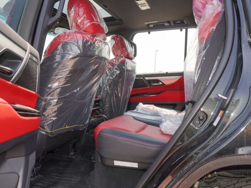 2025 Lexus LX 700h FSport 3.5 Litres V6 Hybrid Engine Black Red SUV GCC Specs