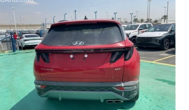 2024 Hyundai Tucson 1.6L Turbocharged 4 Cylinder Petrol Engine Red Black SUV FWD