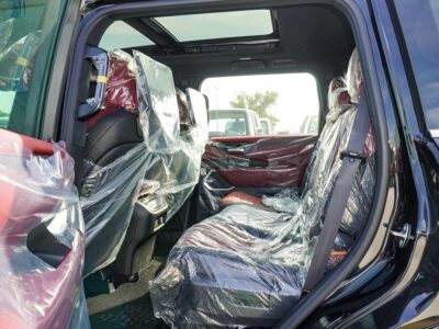 2025 Nissan Patrol Platinum 3.5-liter V6 Twin-Turbo Engine Black Red SUV GCC Specs