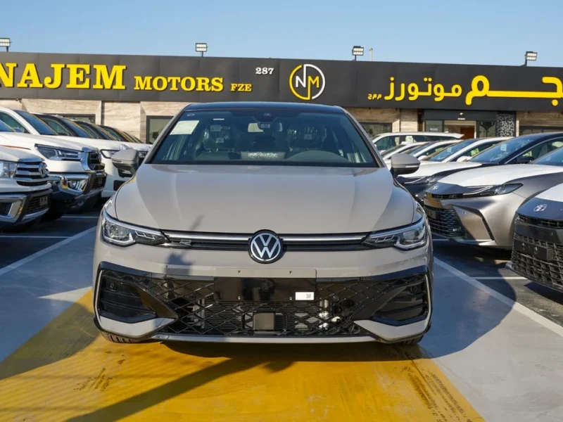 2025 Volkswagen Golf GTI 4 Cylinder petrol Engine Grey Black Hatchback GCC Specs