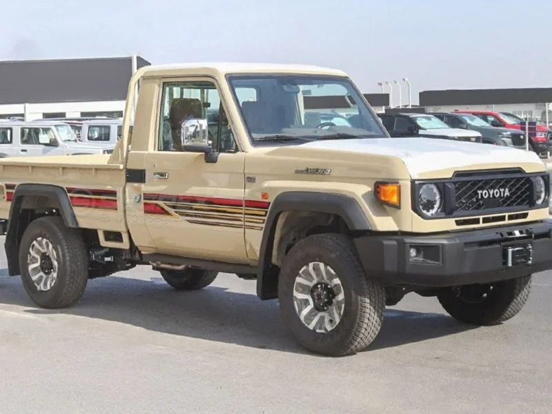 2025 Toyota Land Cruiser Pick Up LC79 Single Cabin 4.0L 6 Cylinders Engine Beige Tan