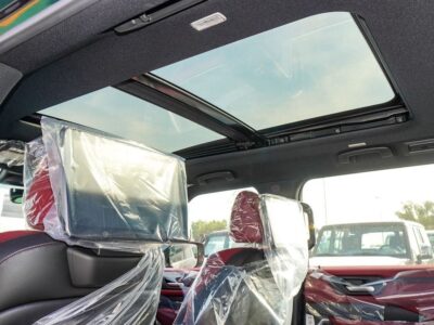 2025 Nissan Patrol Platinum 3.5-liter V6 Twin-Turbo Engine Black Red SUV GCC Specs