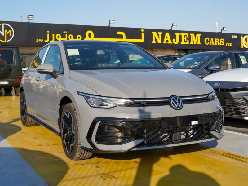 2025 Volkswagen Golf GTI 4 Cylinder petrol Engine Grey Black Hatchback GCC Specs
