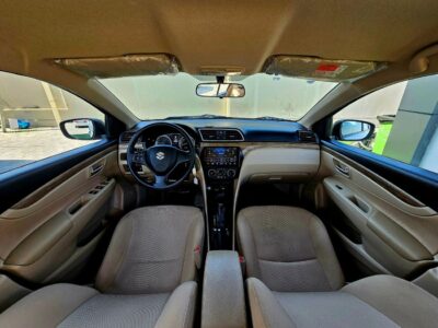 2024 Suzuki Ciaz GCC Specs 1.5 litres V4 Petrol Engine White Beige Sedan