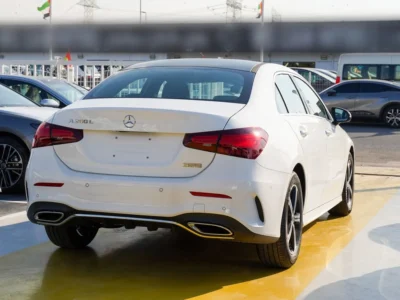 2025 Mercedes-Benz A 200 L 4 Cylinder Petrol Engine White Black Sedan GCC Specs