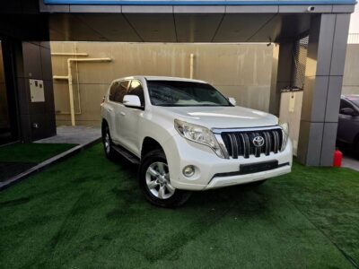 2014 Toyota Prado TXL V6 Petrol Engine 4.0 Litres White Beige SUV GCC Specs