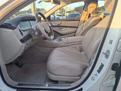 2015 Mercedes-Benz S400 Hybrid AMG Line 3.5-liter V6 Engine White Beige Sedan GCC
