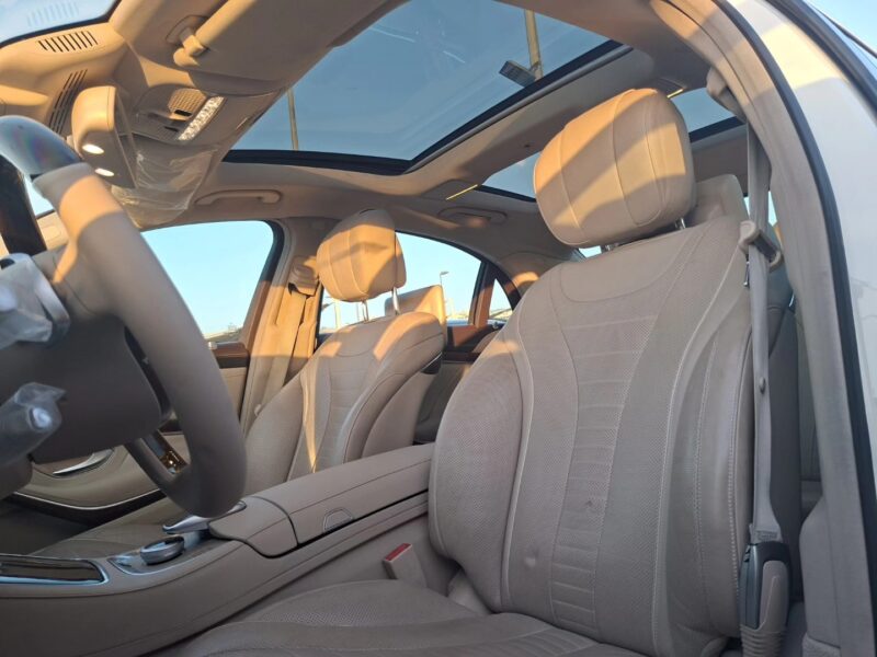 2015 Mercedes-Benz S400 Hybrid AMG Line 3.5-liter V6 Engine White Beige Sedan GCC