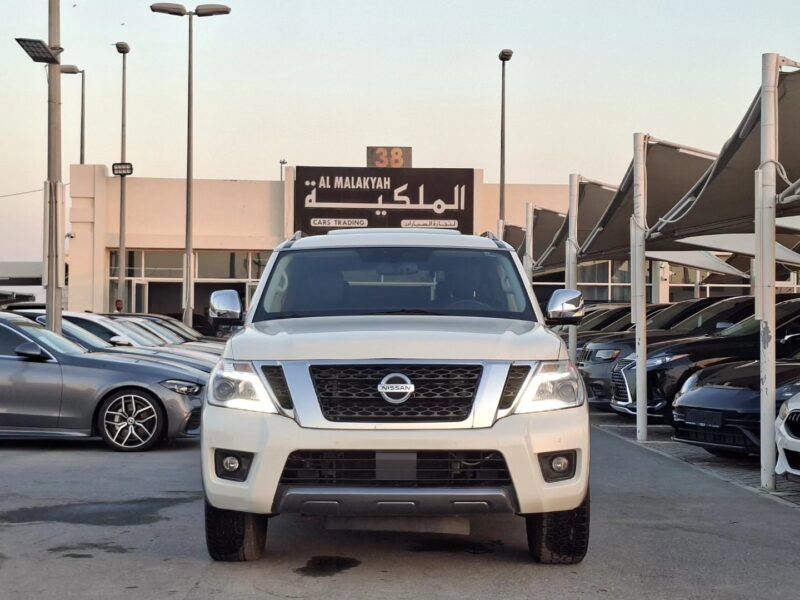 2019 Nissan Armada 5.6-liter V8 Petrol Engine White Black SUV American Specs