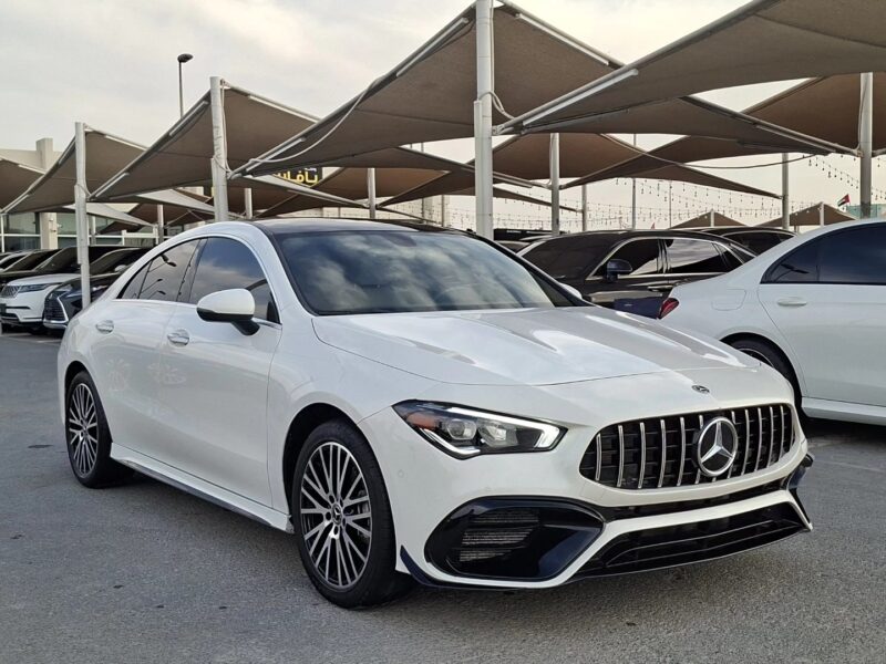 2023 Mercedes-Benz CLA 250 2.0-liter Inline-4 turbo Petrol Engine White Beige Coupe