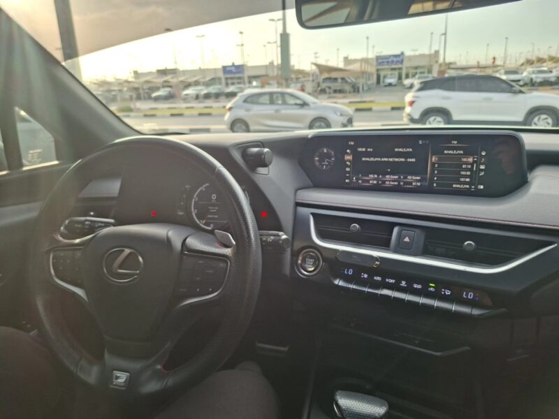 2019 Lexus UX 200 2.0-liter Inline 4-cylinder Petrol Engine Gold Red Crossover FWD GCC