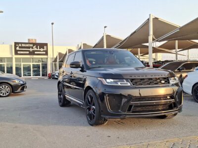 2021 Land Rover Range Rover Sport SVR 5.0 Litre V8 Petrol Engine Black Red SUV AWD