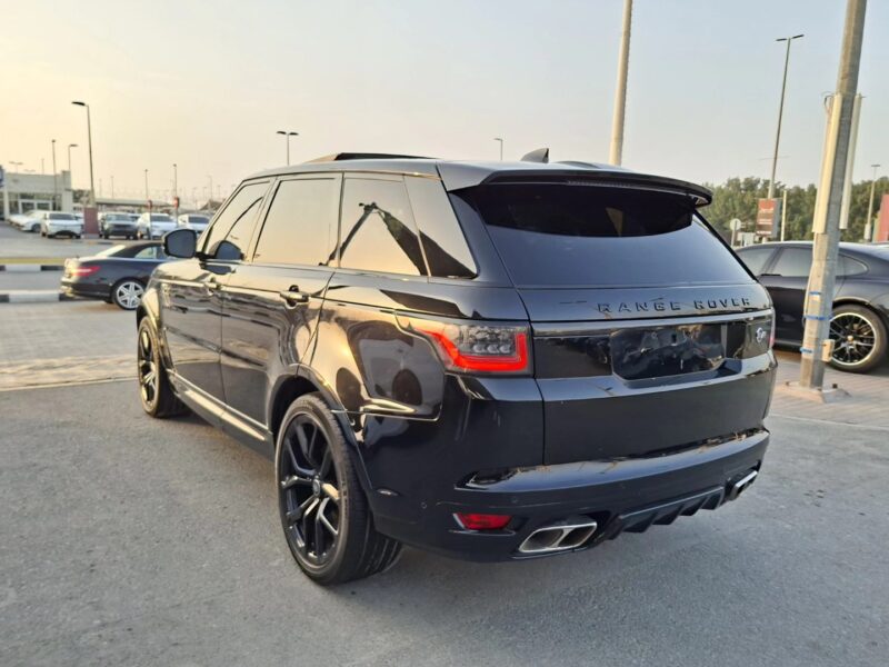 2021 Land Rover Range Rover Sport SVR 5.0 Litre V8 Petrol Engine Black Red SUV AWD