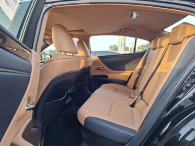 2025 Lexus ES 300h 2.5 Liters Inline 4-Cylinder Hybrid Black Tan Sedan GCC Specs