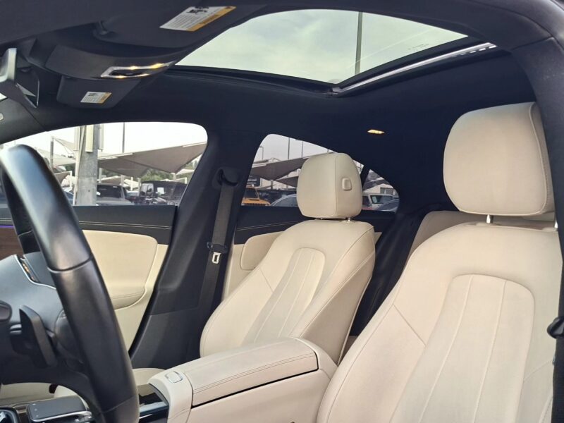 2023 Mercedes-Benz CLA 250 2.0-liter Inline-4 turbo Petrol Engine White Beige Coupe