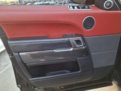 2021 Land Rover Range Rover Sport SVR 5.0 Litre V8 Petrol Engine Black Red SUV AWD