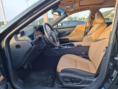 2025 Lexus ES 300h 2.5 Liters Inline 4-Cylinder Hybrid Black Tan Sedan GCC Specs