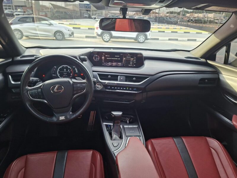 2019 Lexus UX 200 2.0-liter Inline 4-cylinder Petrol Engine Gold Red Crossover FWD GCC