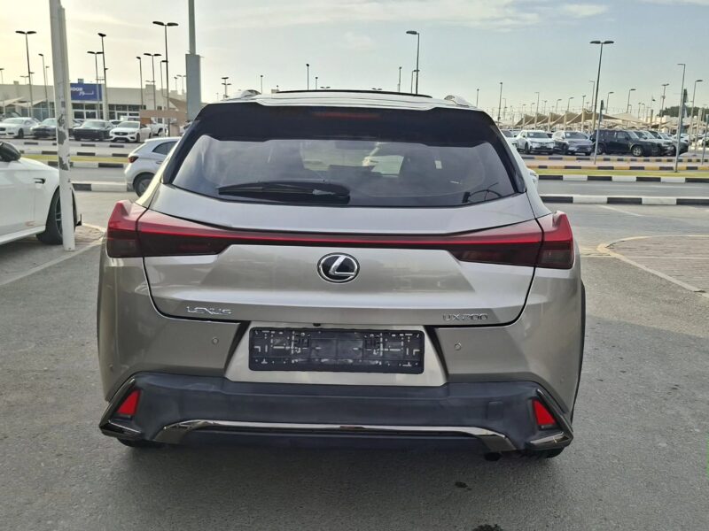 2019 Lexus UX 200 2.0-liter Inline 4-cylinder Petrol Engine Gold Red Crossover FWD GCC