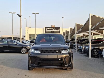 2021 Land Rover Range Rover Sport SVR 5.0 Litre V8 Petrol Engine Black Red SUV AWD