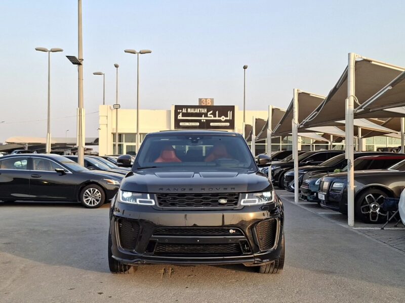 2021 Land Rover Range Rover Sport SVR 5.0 Litre V8 Petrol Engine Black Red SUV AWD
