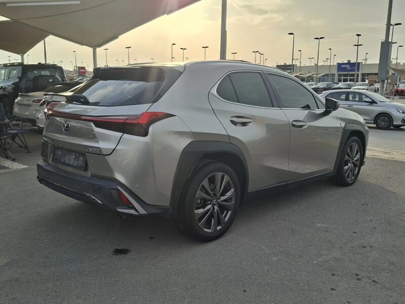 2019 Lexus UX 200 2.0-liter Inline 4-cylinder Petrol Engine Gold Red Crossover FWD GCC