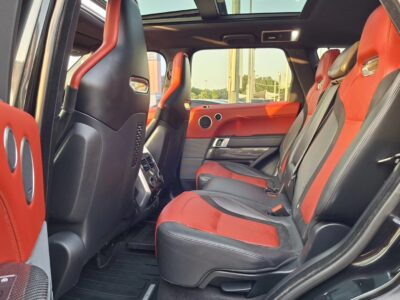 2021 Land Rover Range Rover Sport SVR 5.0 Litre V8 Petrol Engine Black Red SUV AWD
