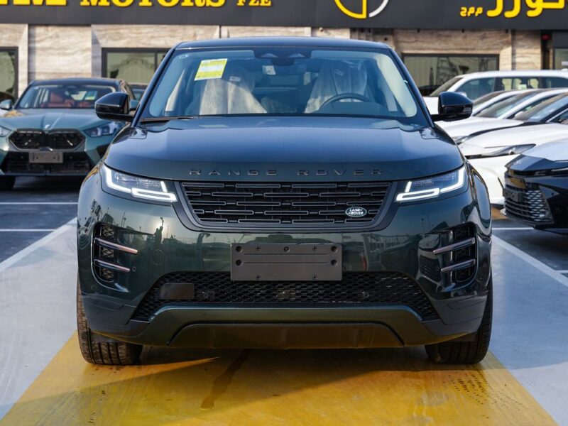 2025 Land Rover Range Rover Evoque 4 Cylinder Petrol Engine Green Burgundy SUV GCC