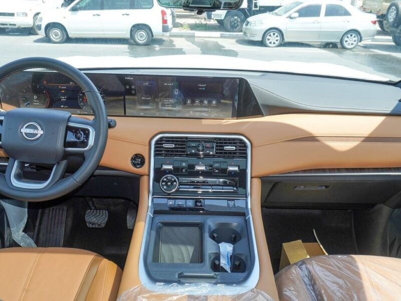 2025 Nissan Patrol LE TITANIUM 3.5l V6T Petrol Engine Grey Tan SUV GCC Specs