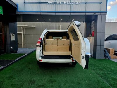 2017 Toyota Prado GXR V6 4.0 4WD FULL OPTION White Beige SUV GCC Specs