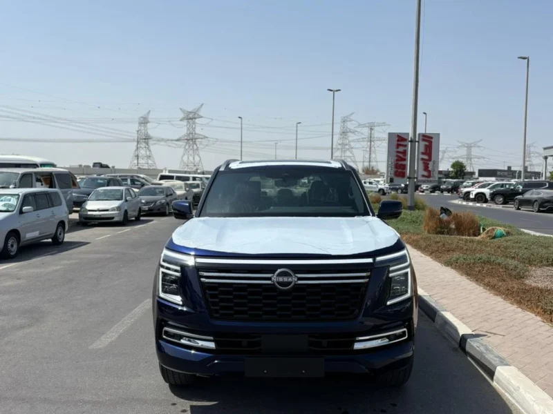2026 Nissan Patrol LE TITANIUM 3.5l V6T Petrol Engine Blue Red SUV GCC Specs