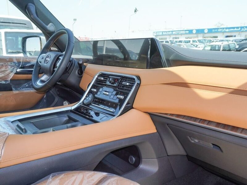 2025 Nissan Patrol LE TITANIUM 3.5l V6T Petrol Engine Grey Tan SUV GCC Specs