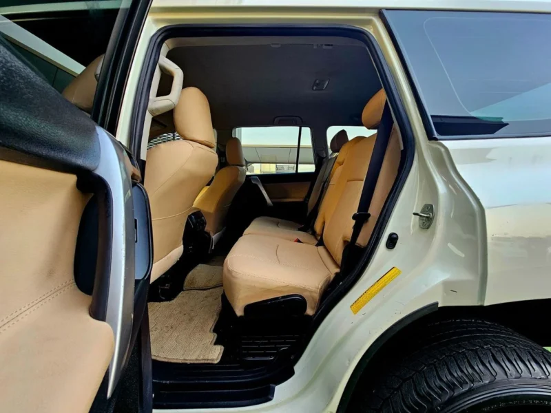2014 Toyota Prado TXL V6 Petrol Engine 4.0 Litres White Beige SUV GCC Specs