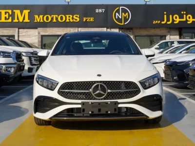2025 Mercedes-Benz A 200 L 4 Cylinder Petrol Engine White Black Sedan GCC Specs
