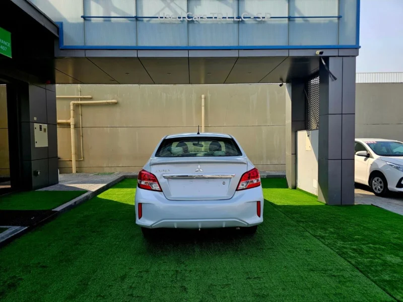 2021 Mitsubishi ATTRAGE 1.2L 3 Cylinder Petrol Engine White Beige Sedan GCC