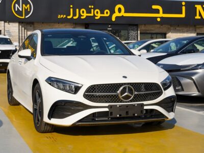 2025 Mercedes-Benz A 200 L 4 Cylinder Petrol Engine White Black Sedan GCC Specs