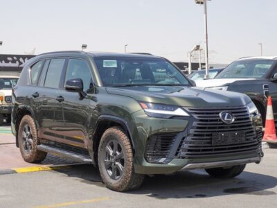 2025 Lexus LX600 3.5 Litres V6 Petrol Engine Green grey SUV GCC Specs