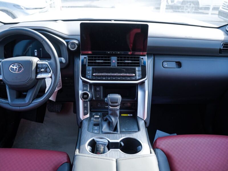 2026 Toyota Land Cruiser 3.5L V6 Twin-Turbo Petrol Engine White Red SUV GCC