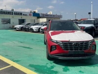 2024 Hyundai Tucson 1.6L Turbocharged 4 Cylinder Petrol Engine Red Black SUV FWD