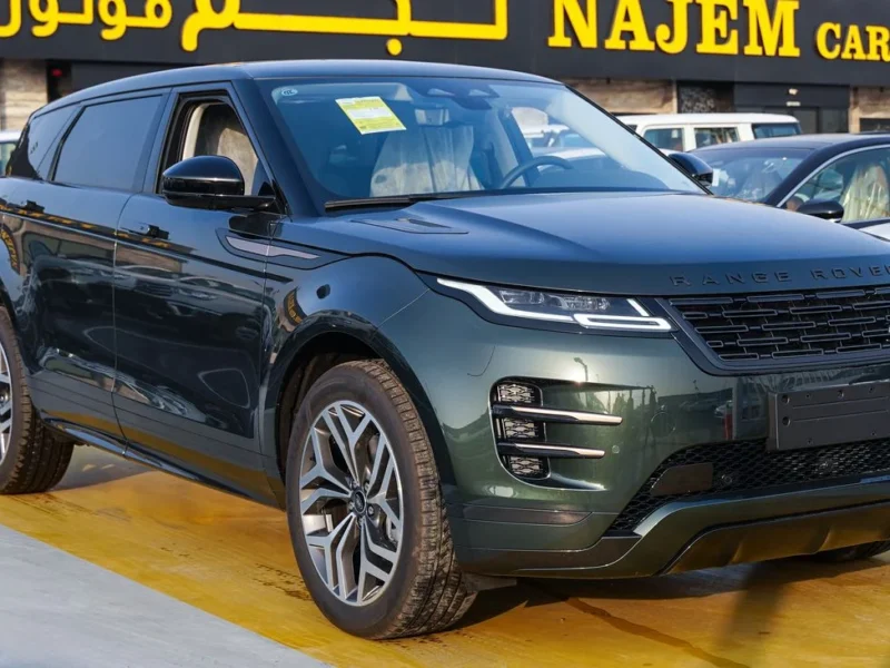2025 Land Rover Range Rover Evoque 4 Cylinder Petrol Engine Green Burgundy SUV GCC