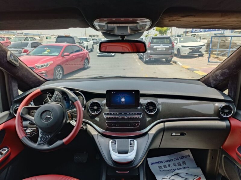 2022 Mercedes-Benz Vito V250 VITO VIP SEATS 2.0L 4 Cylinder PETROL Black Red Van