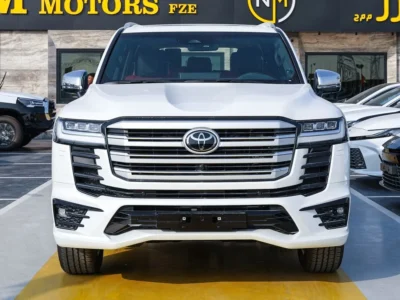 2026 Toyota Land Cruiser 3.5L V6 Twin-Turbo Petrol Engine White Red SUV GCC