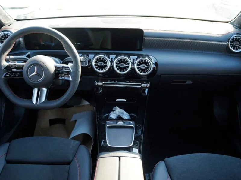 2025 Mercedes-Benz A 200 L 4 Cylinder Petrol Engine White Black Sedan GCC Specs