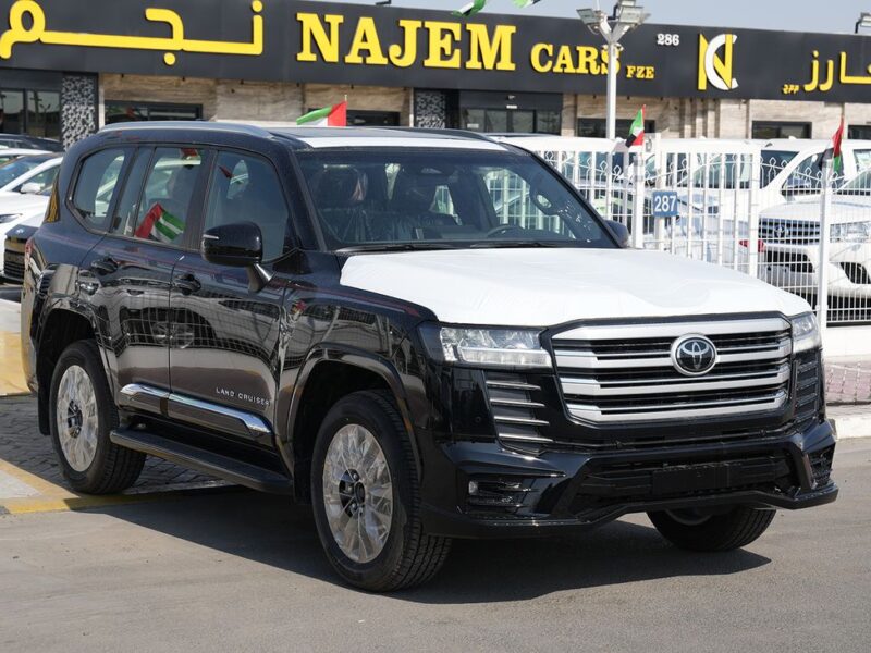 2026 Toyota Land Cruiser GXR 4.0L V6 Twin-Turbo Petrol Engine Black SUV GCC
