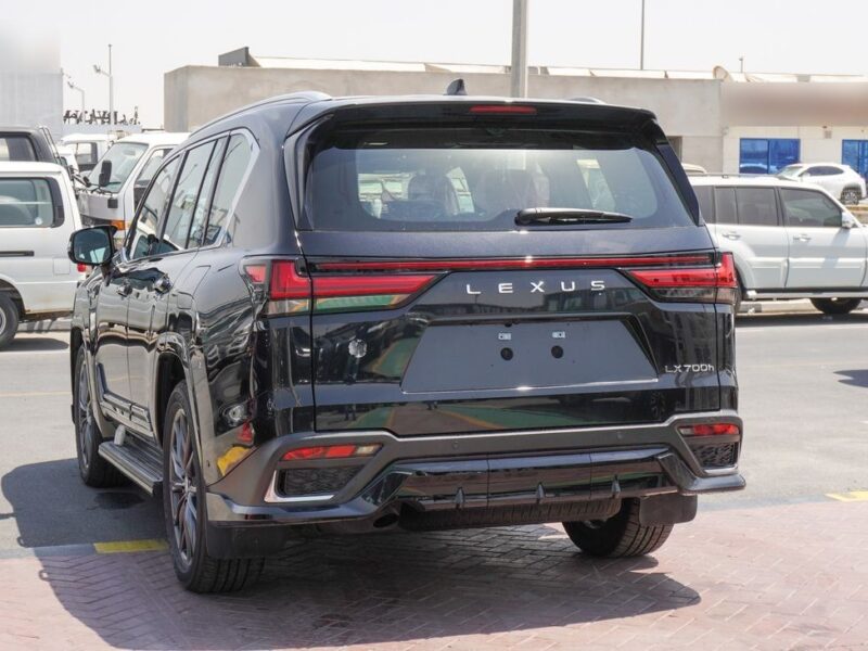 2025 Lexus LX 700h FSport 3.5 Litres V6 Hybrid Engine Black Red SUV GCC Specs